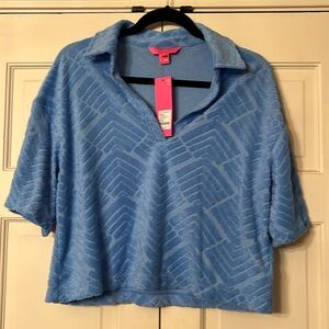 NWT Lilly Pulitzer Belleview Top Zig Zag
